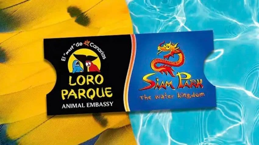 Tenerife: Twin Ticket Siam Park & Loro Parque